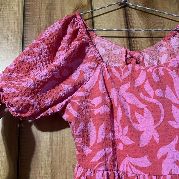 Pink Floral Women’s Dress - Picture 3 of 4